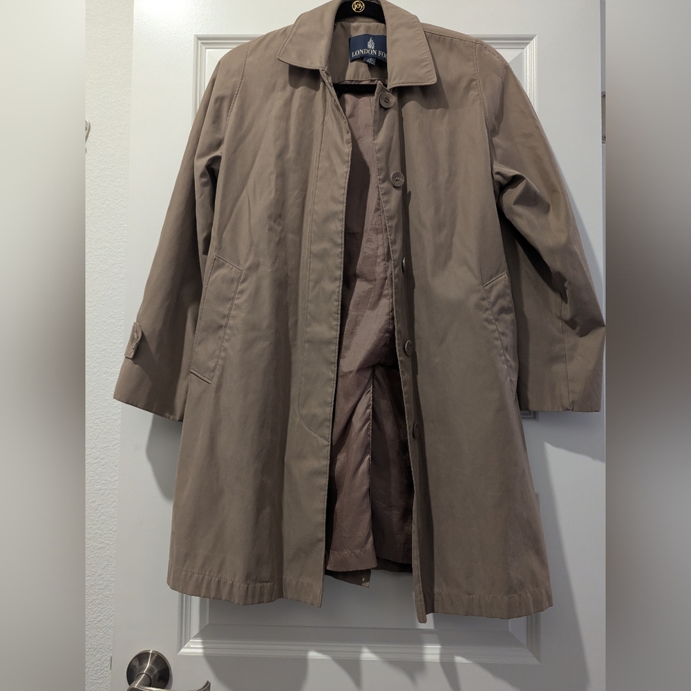 London Fog Classic Brown Trench Coat